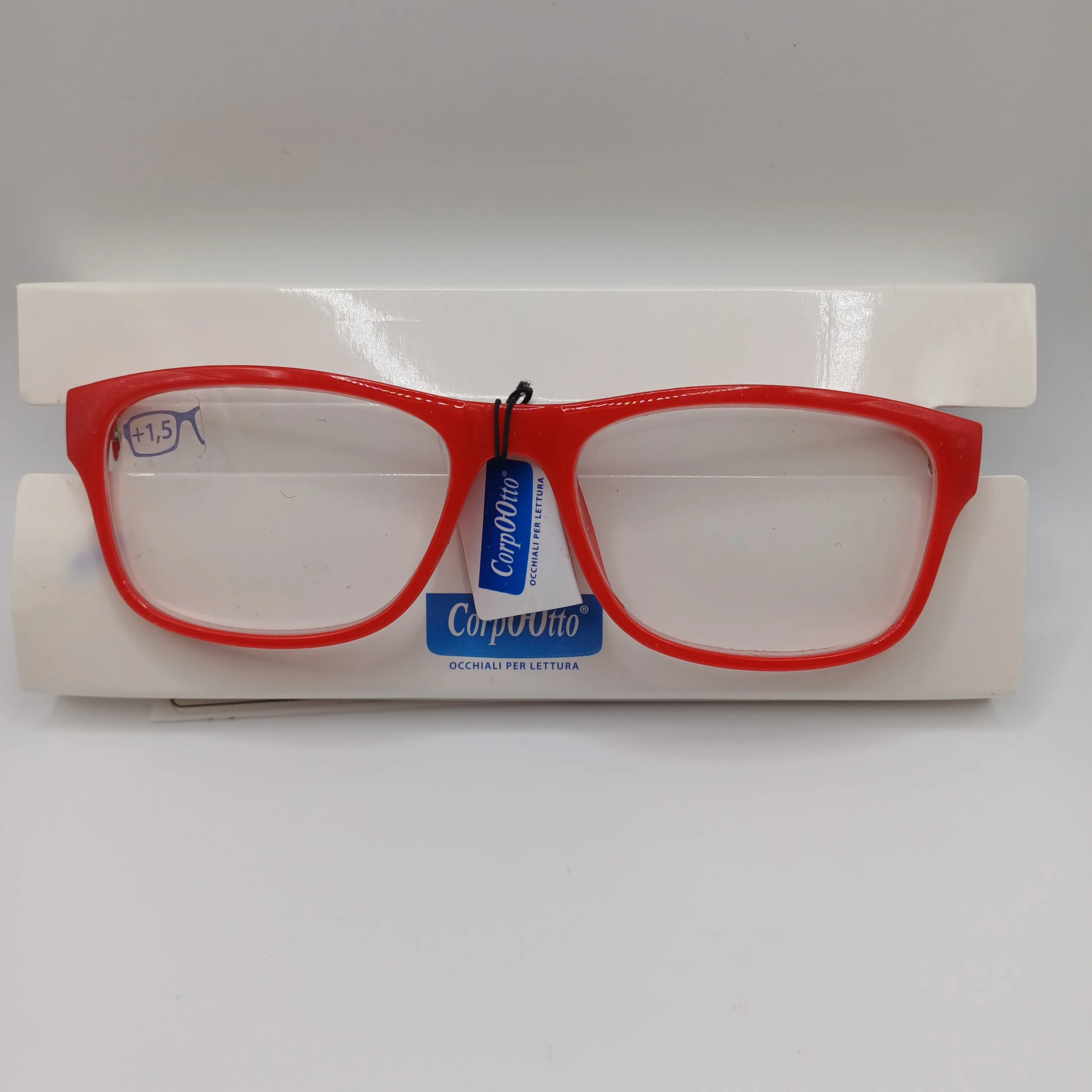 Lunette de lecteur rouge +1,5