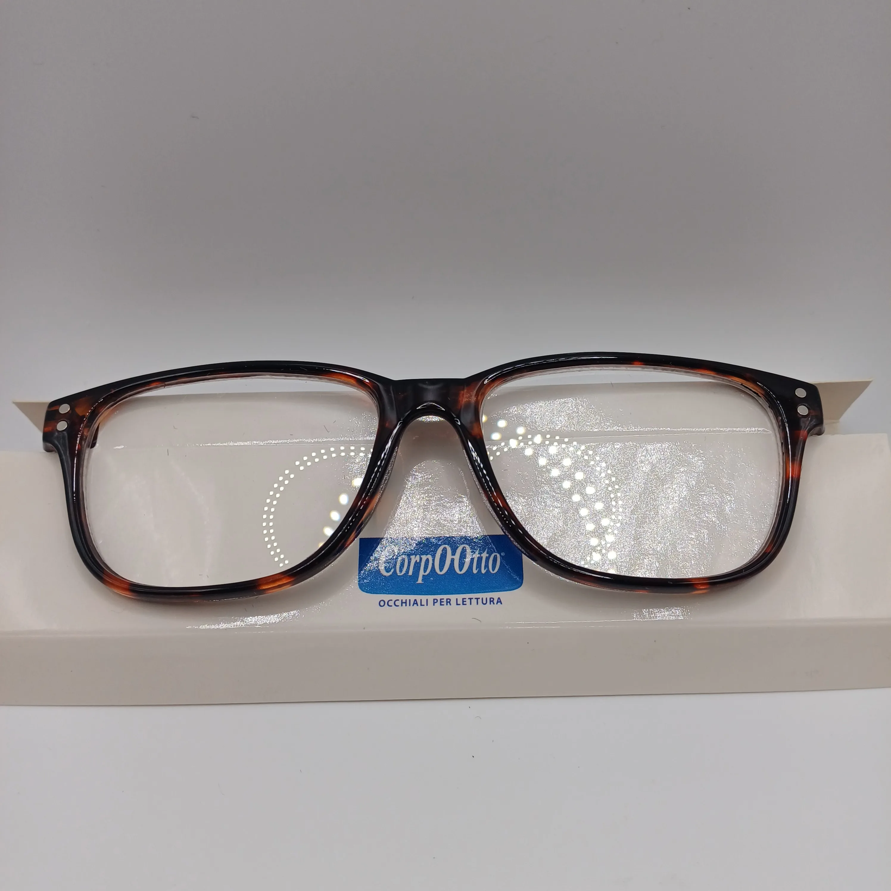 Lunette de lecteur marron +2,5