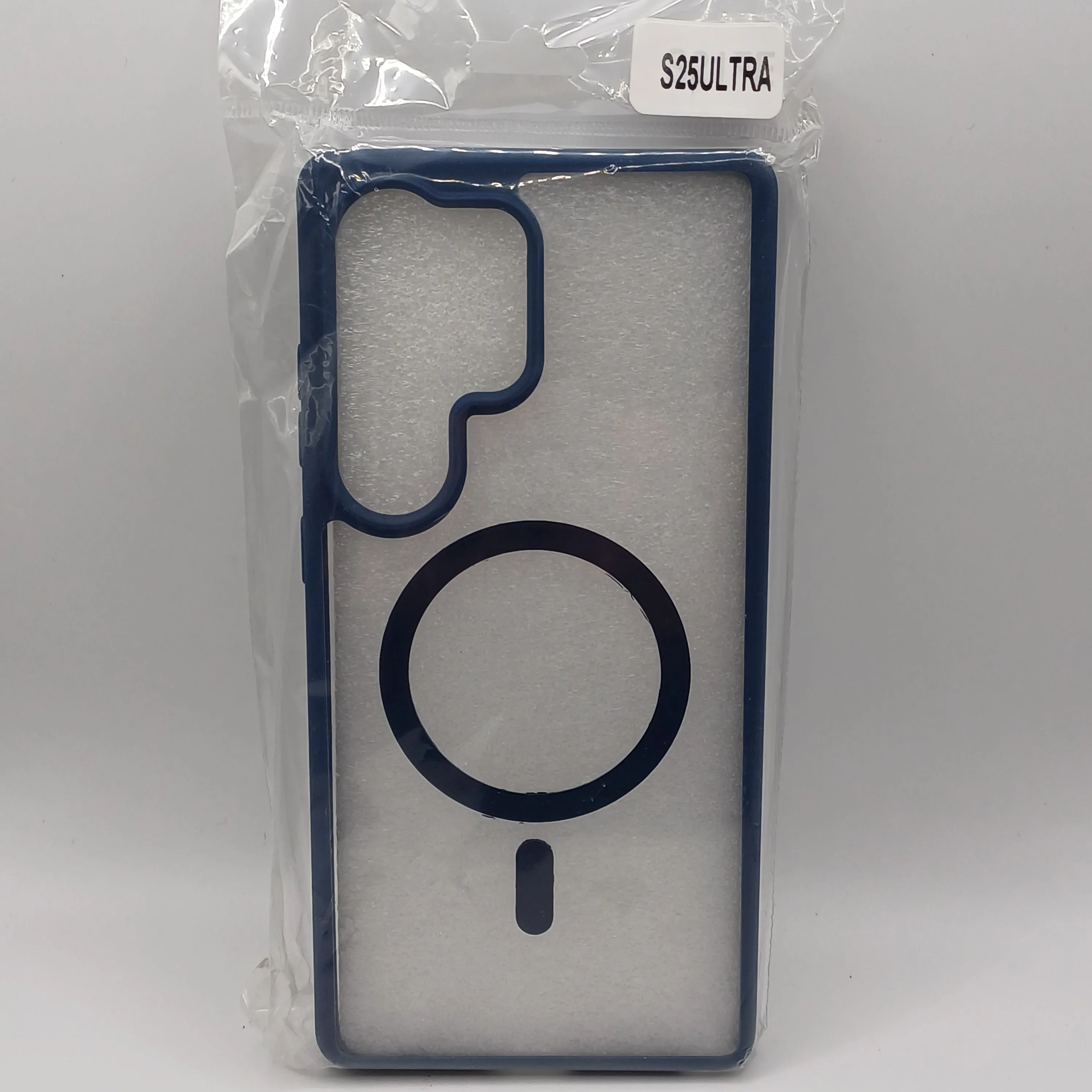 Coque transparente et bleu Samsung S25 Ultra