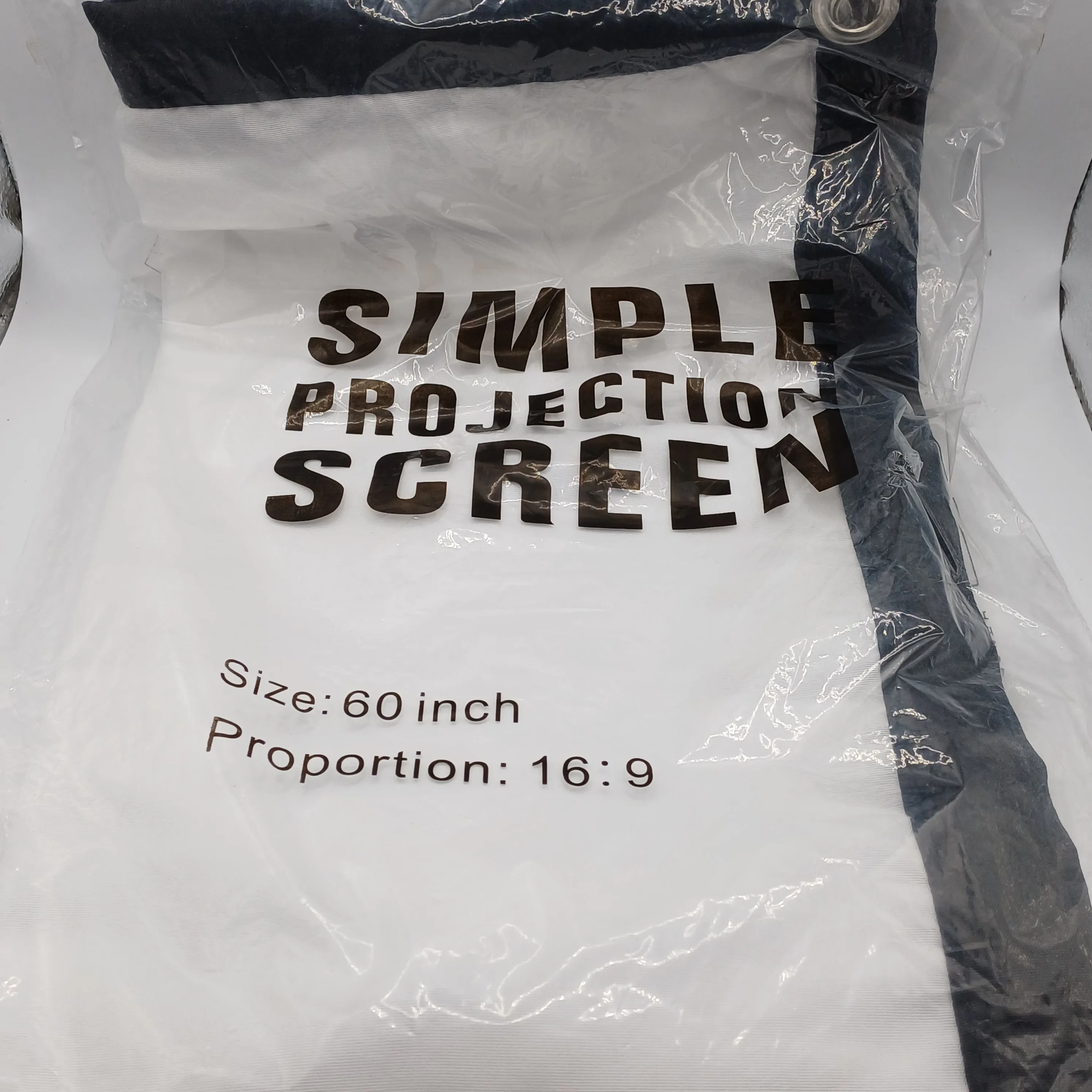Ecran de projection blanc