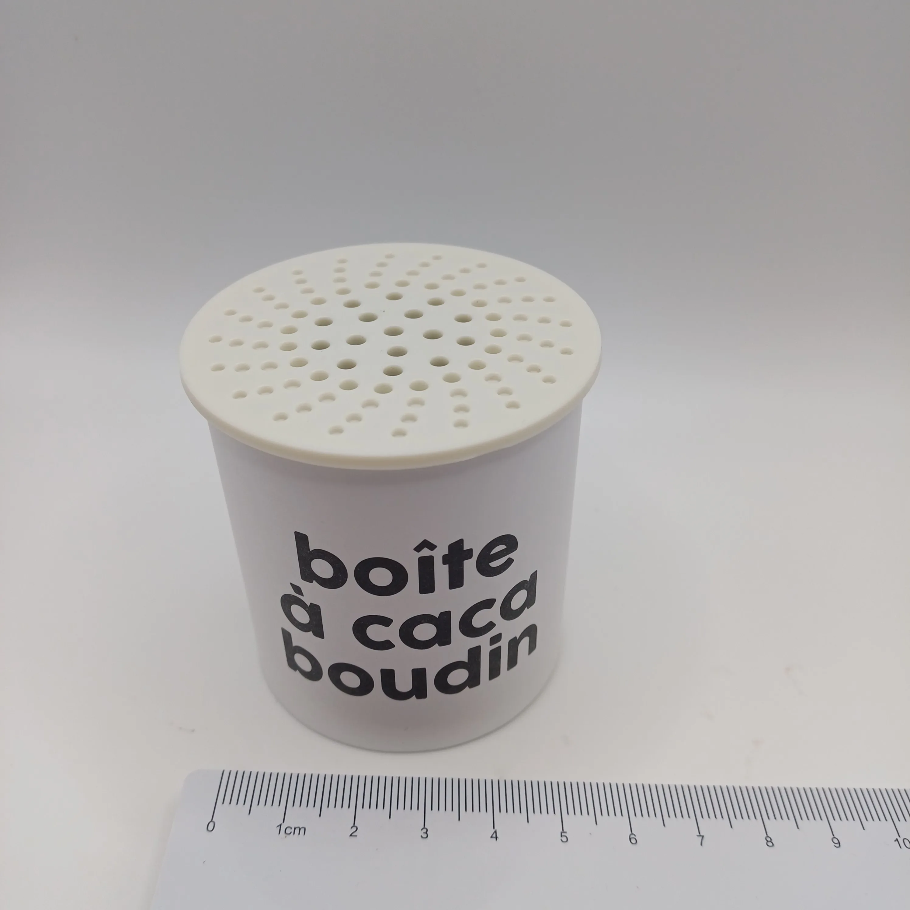 Boîte à caca boudin