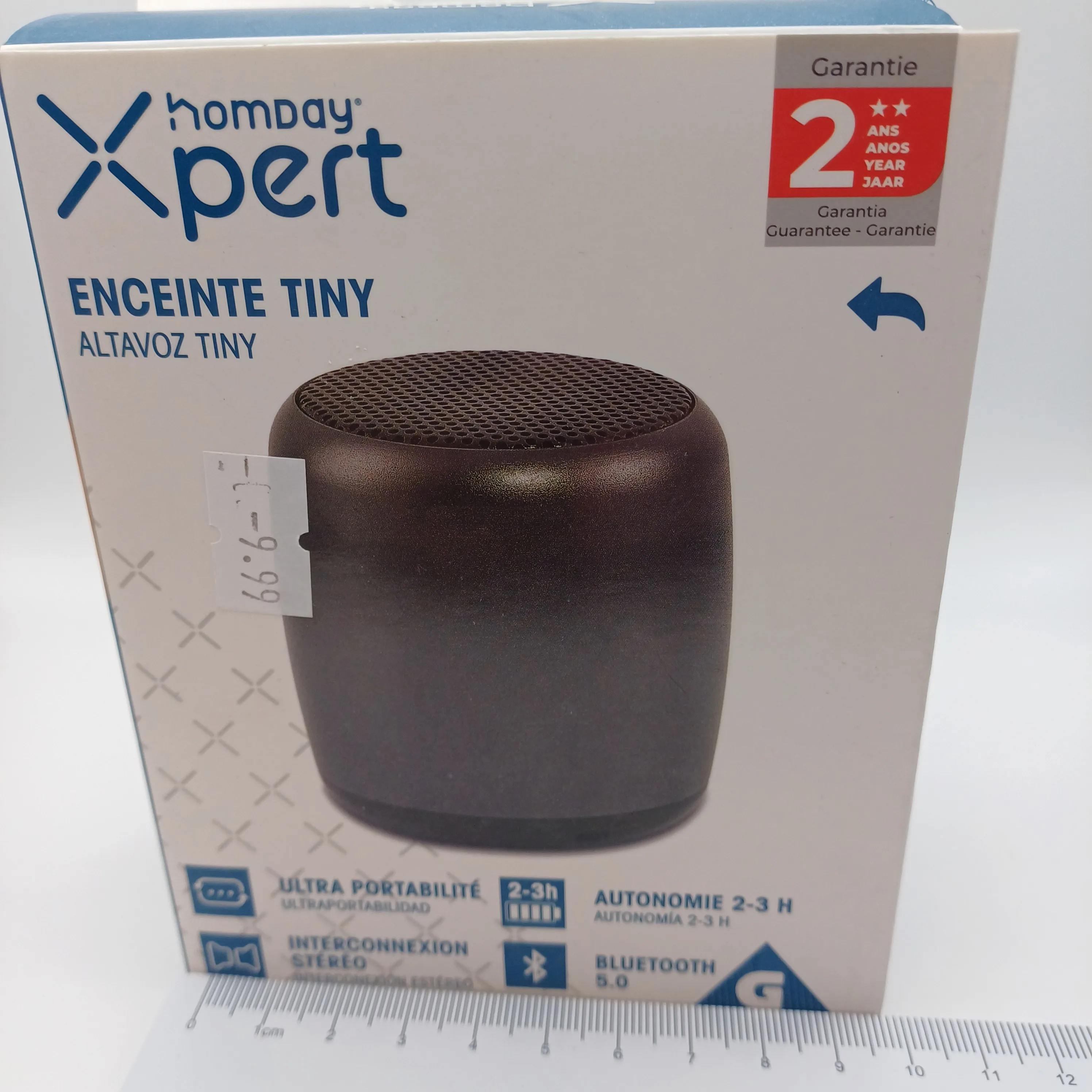 Mini enceinte grise