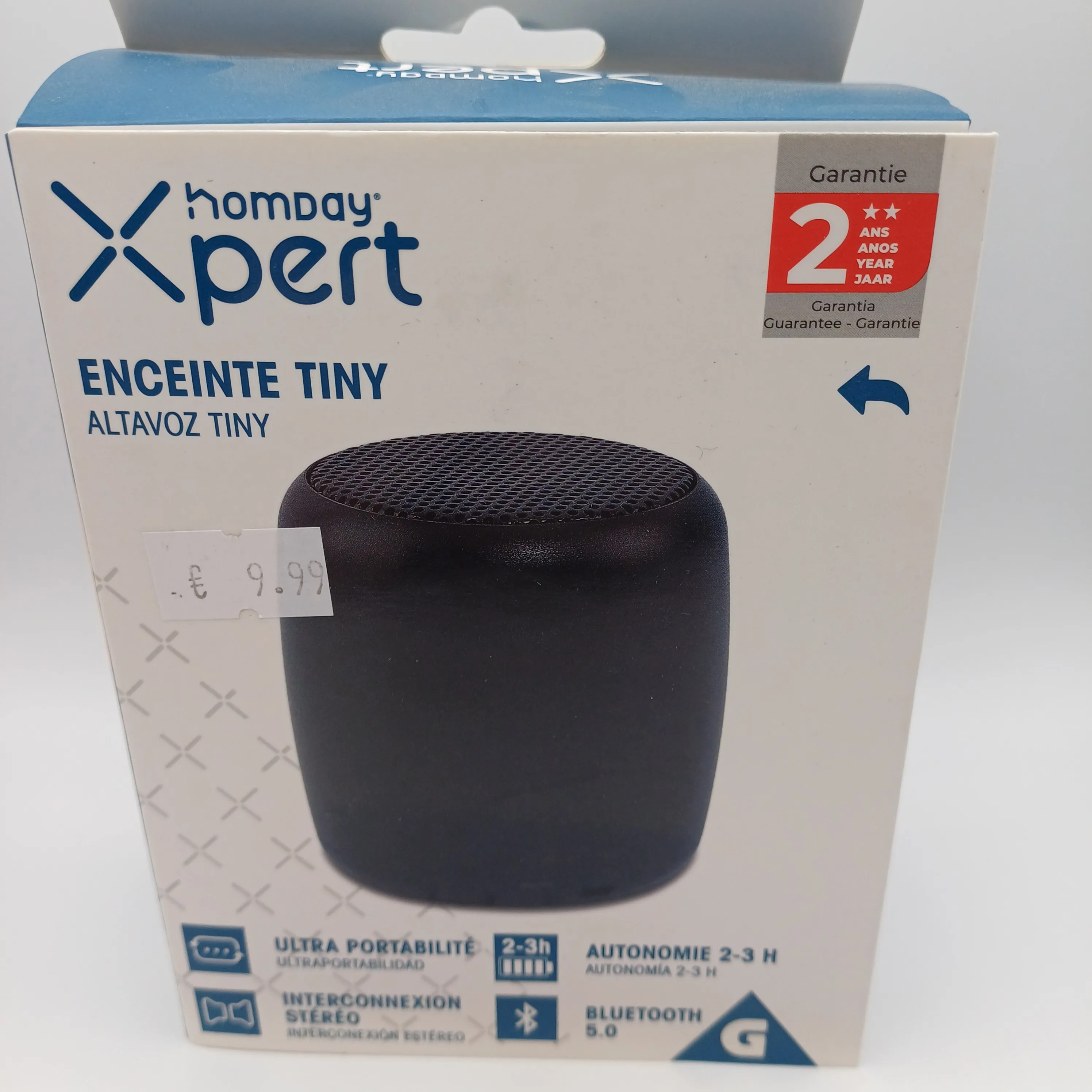 Mini enceinte noire