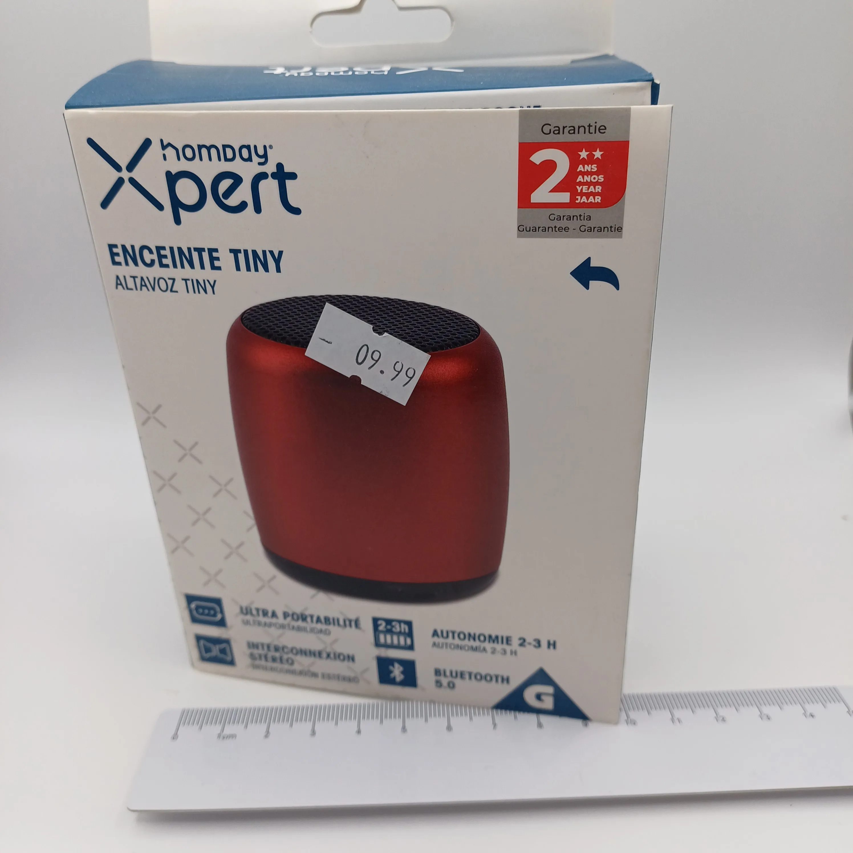 Mini enceinte rouge