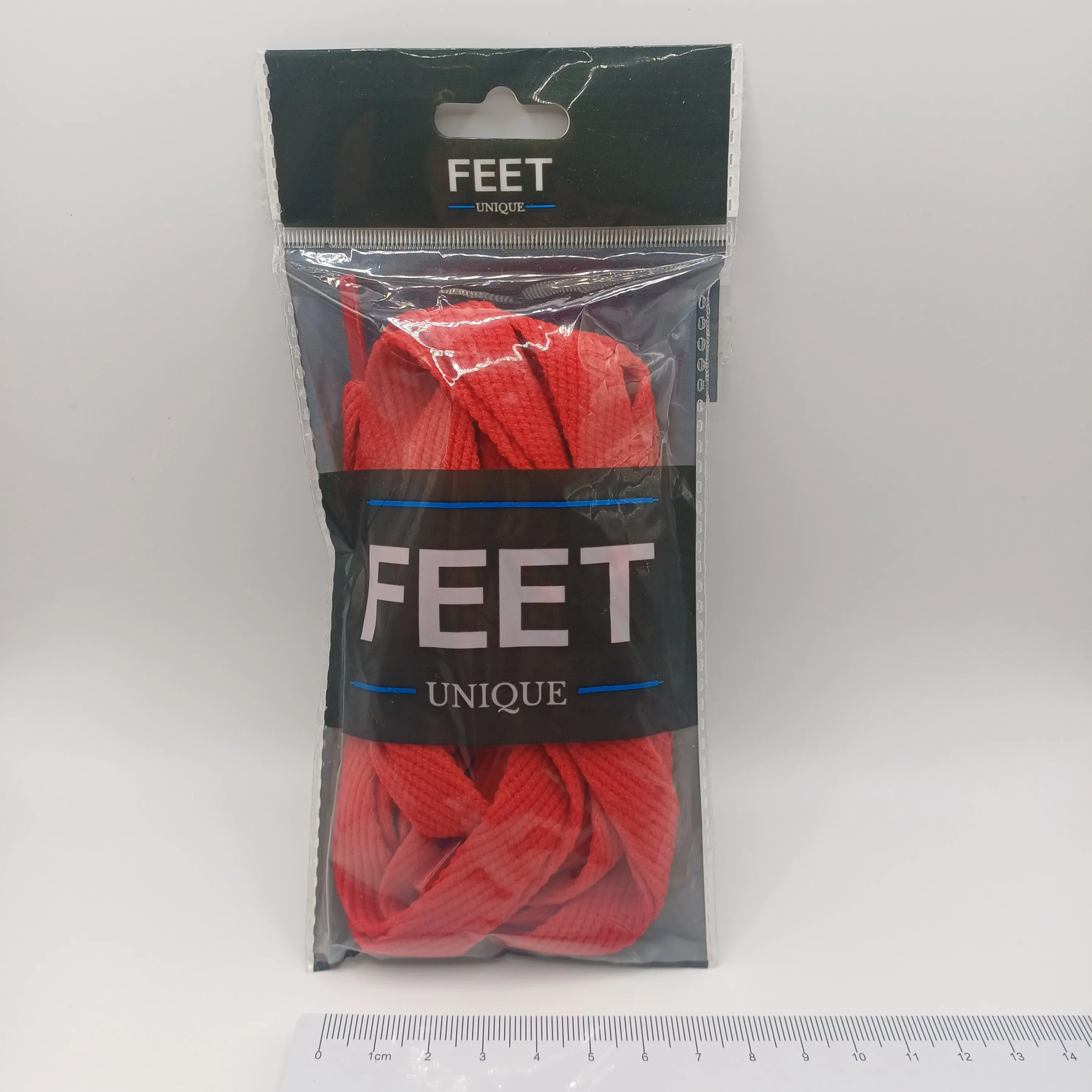 Lacet plat rouge