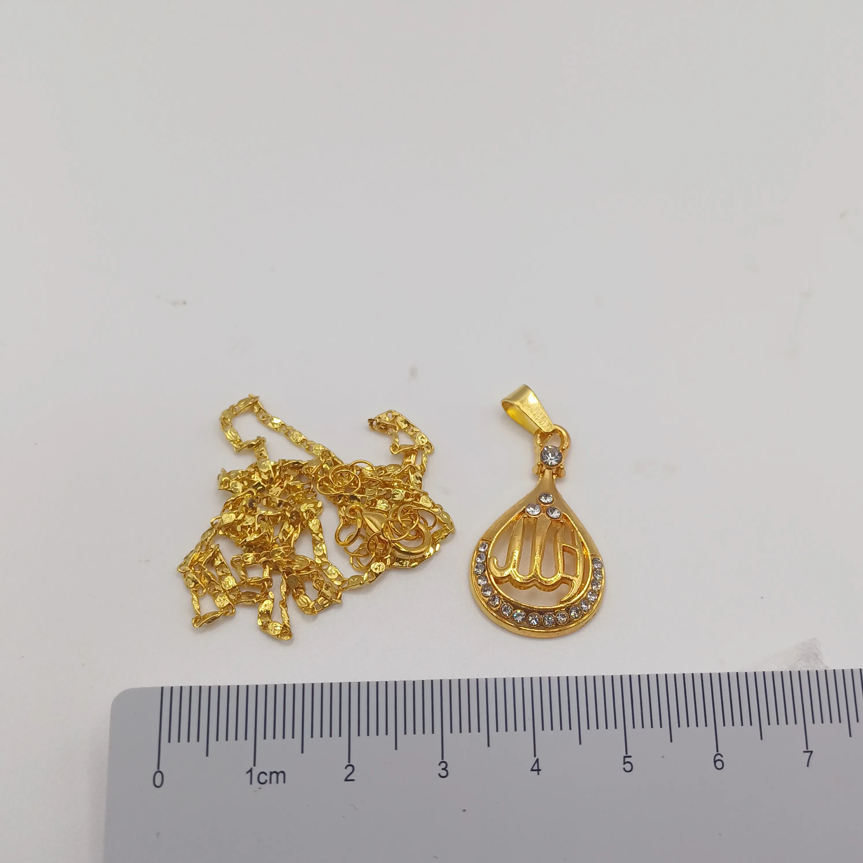 Collier fantaisie doré