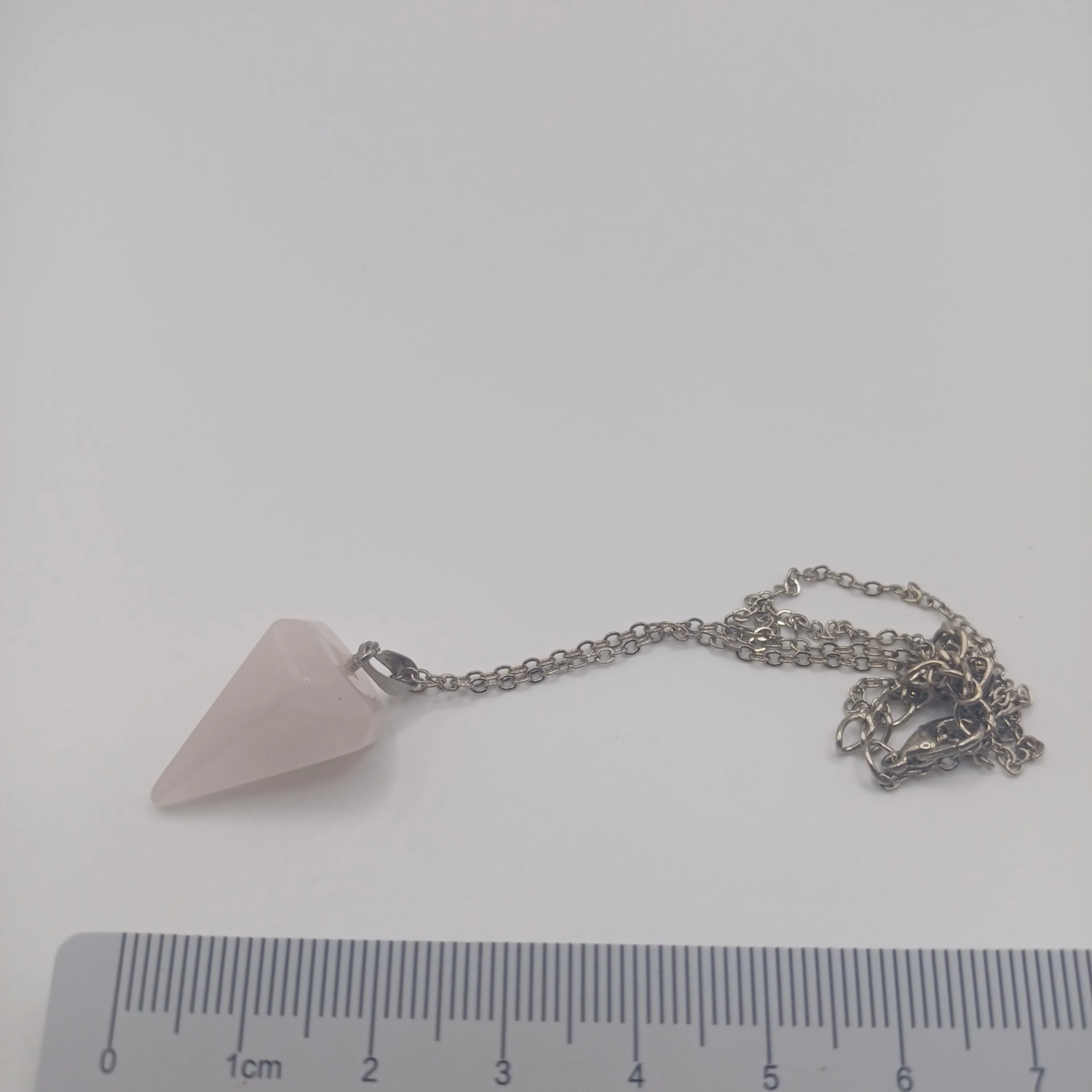 Pendentif fantaisie prisme Rose