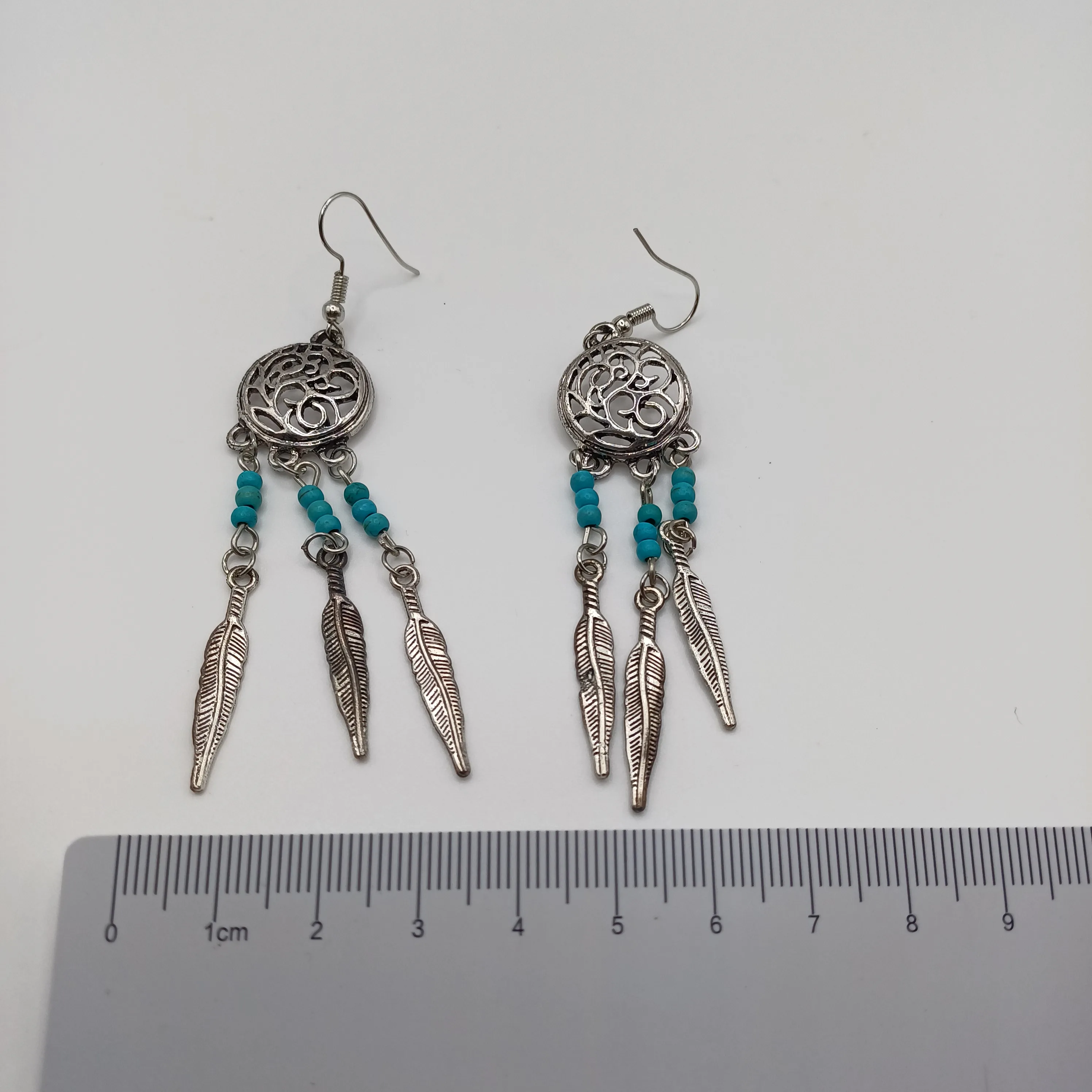 Boucle d'oreilles fantaisie attrape rêves