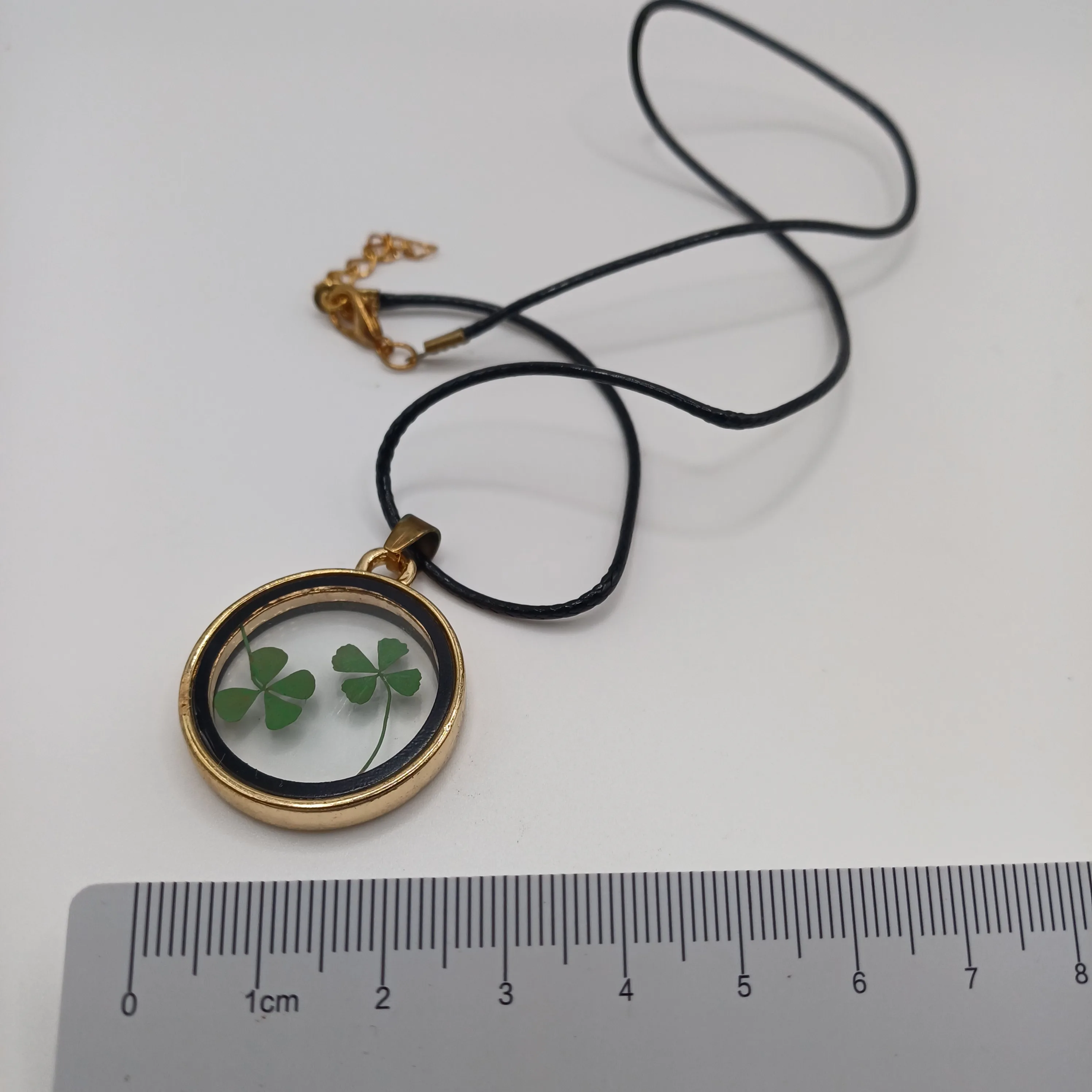 Collier trèfle rond