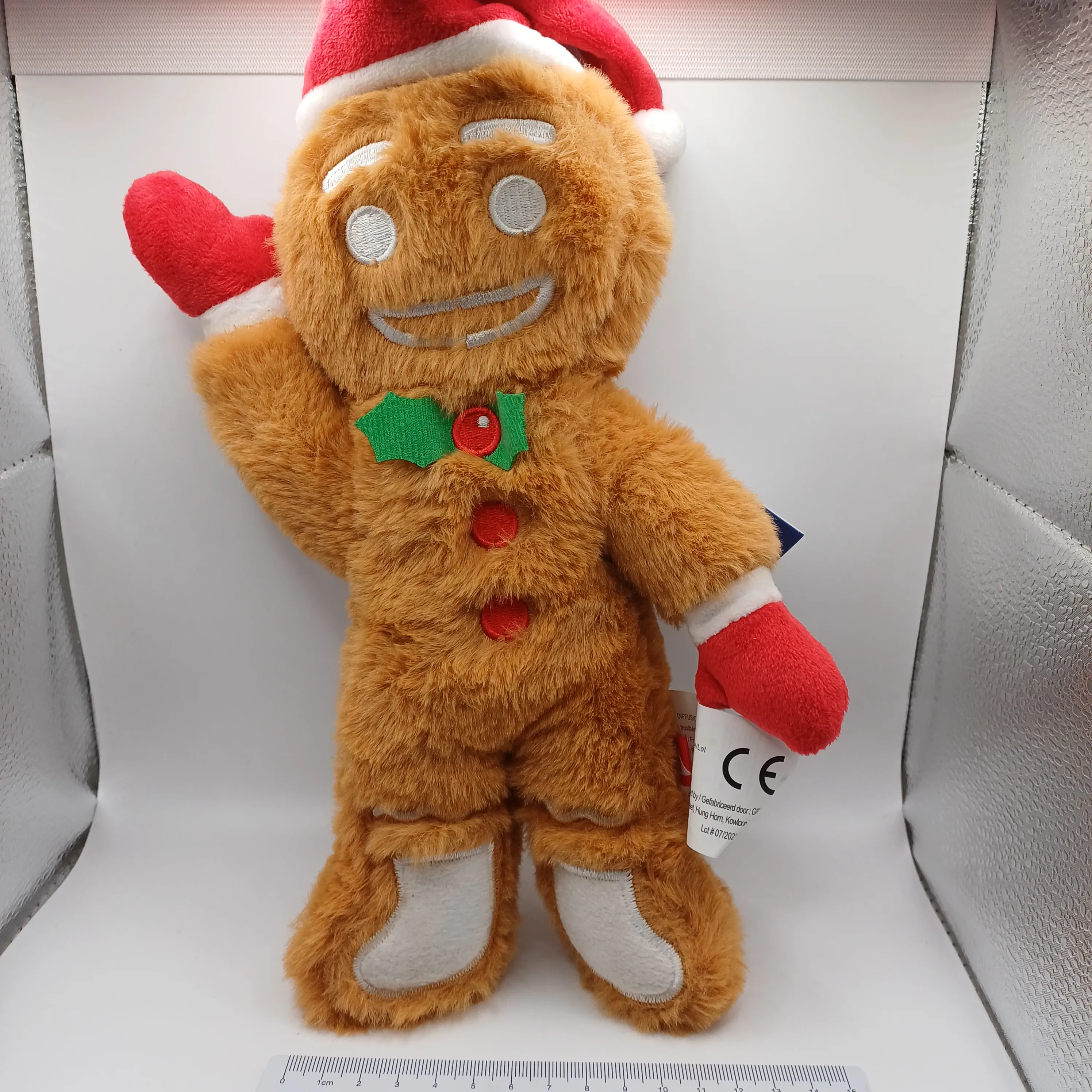 Peluche en forme de bonhomme de pain d'épice