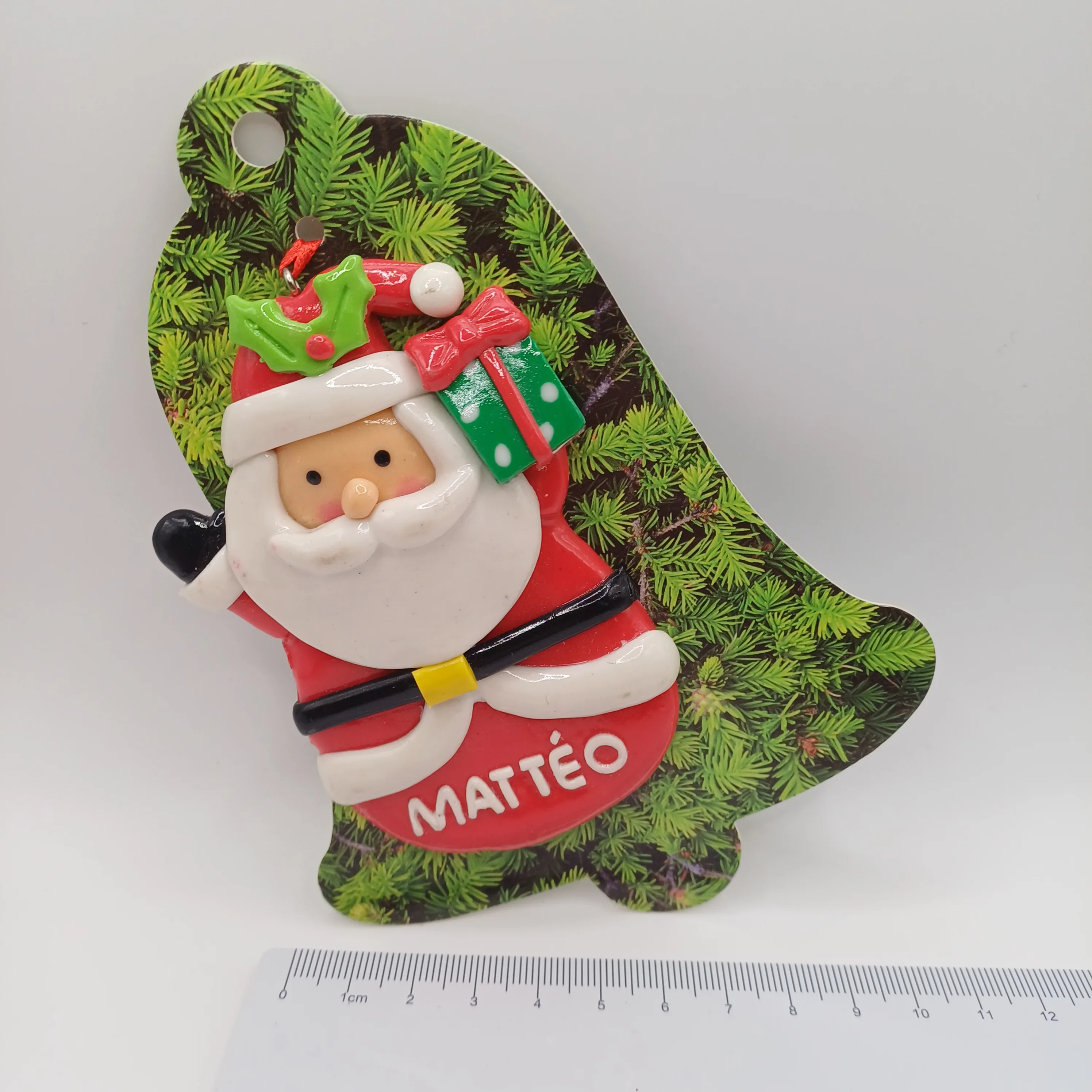 Père noël à suspendre Mattéo