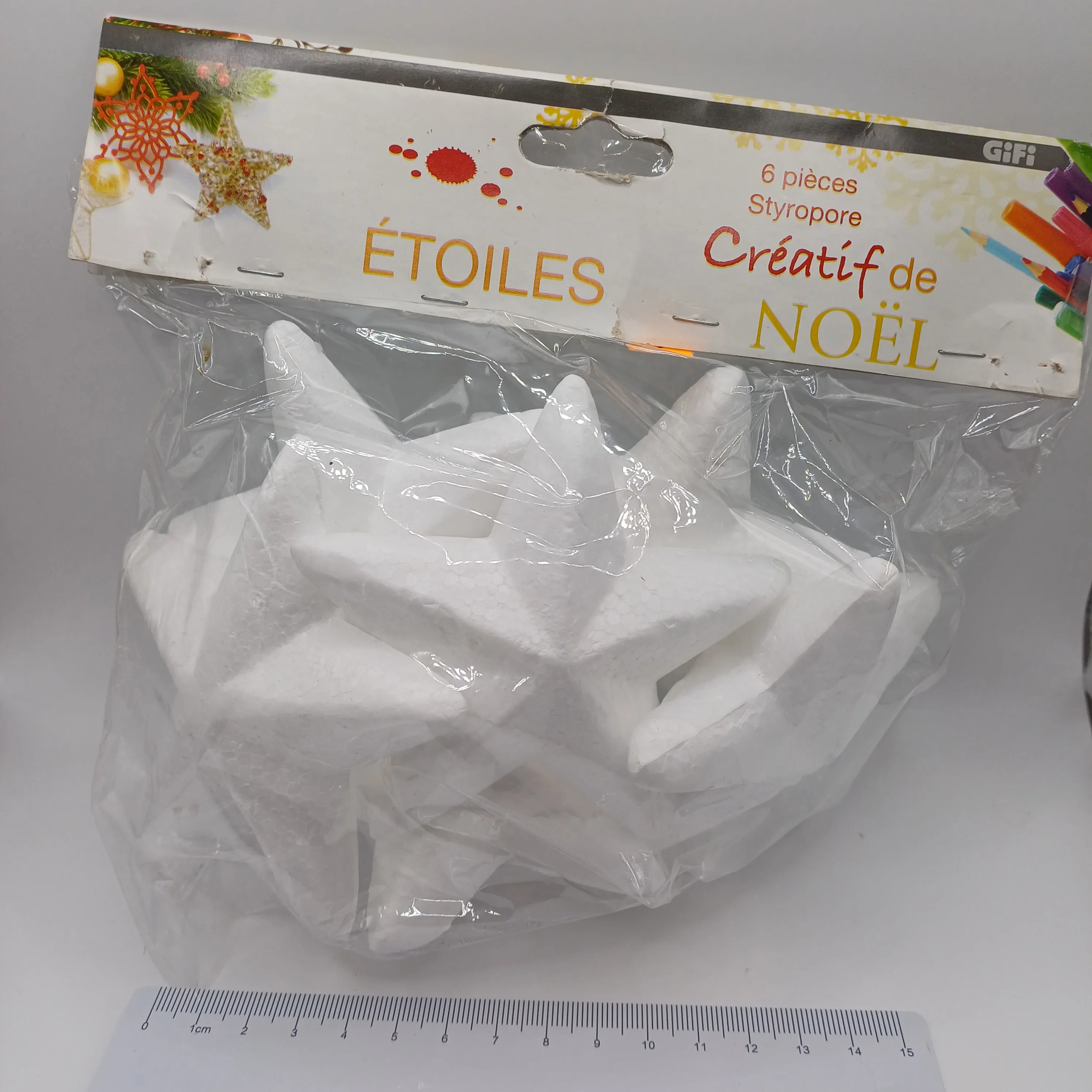 Etoile en polystyrène
