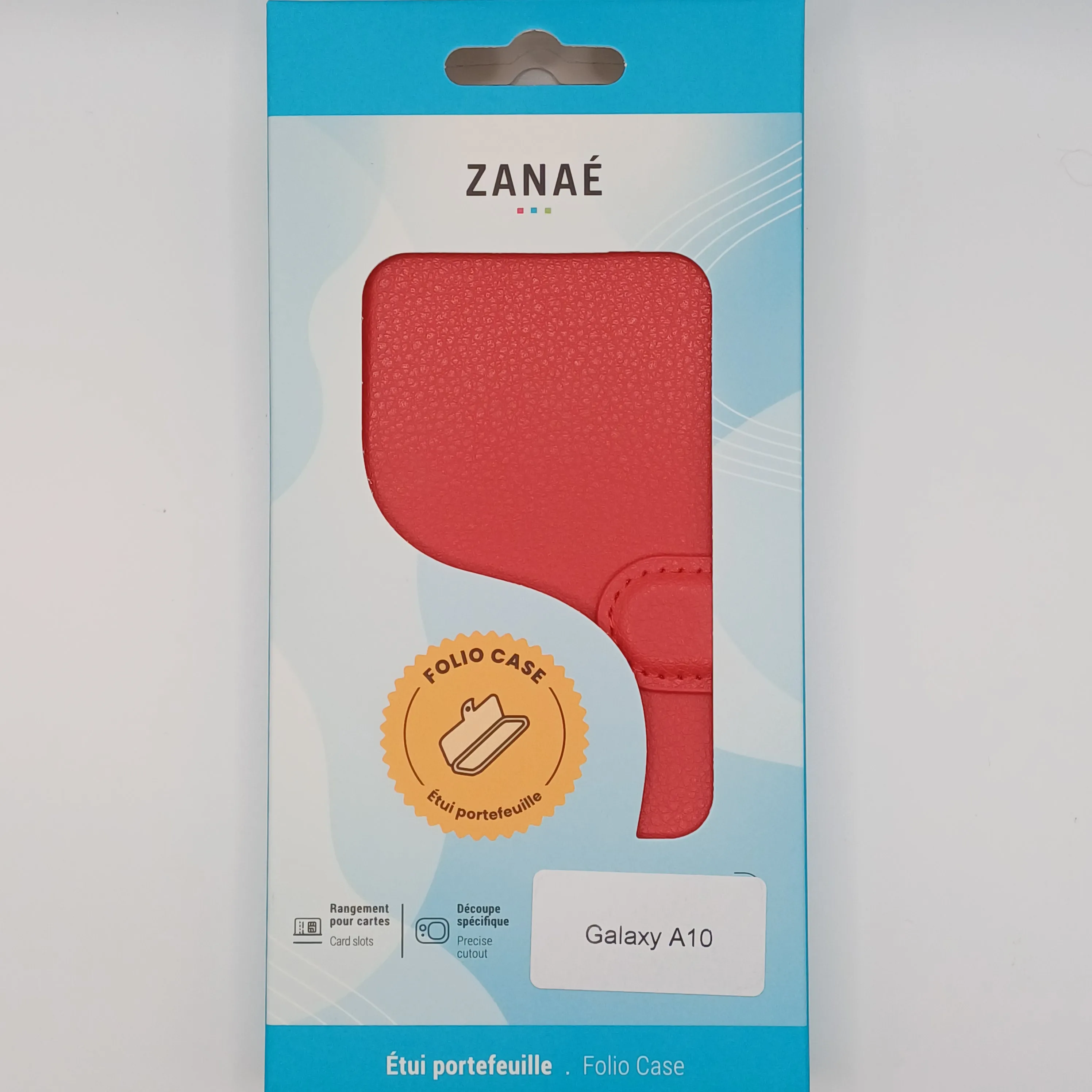 Etui Galaxy A10 rouge