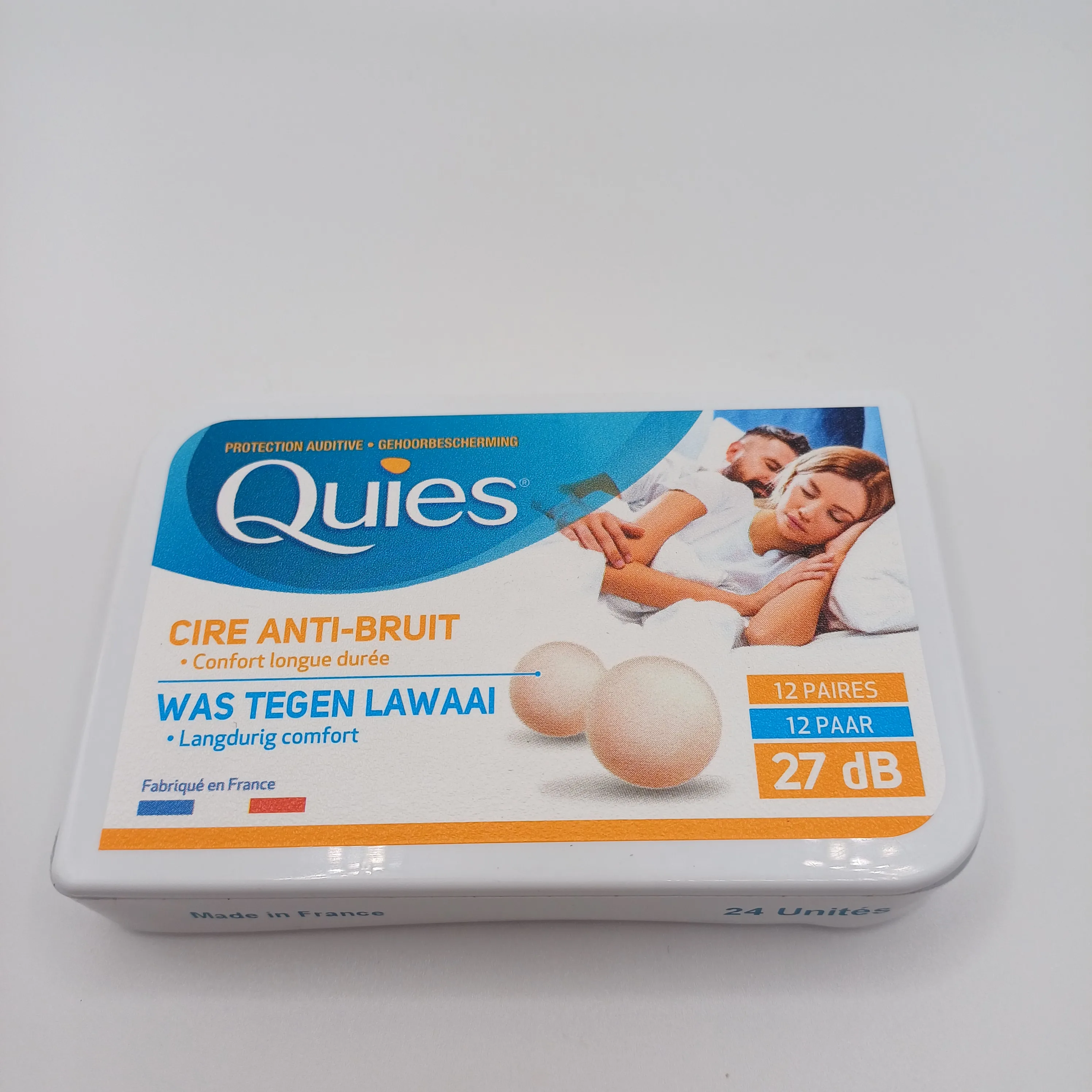 Cire anti bruit quies x12