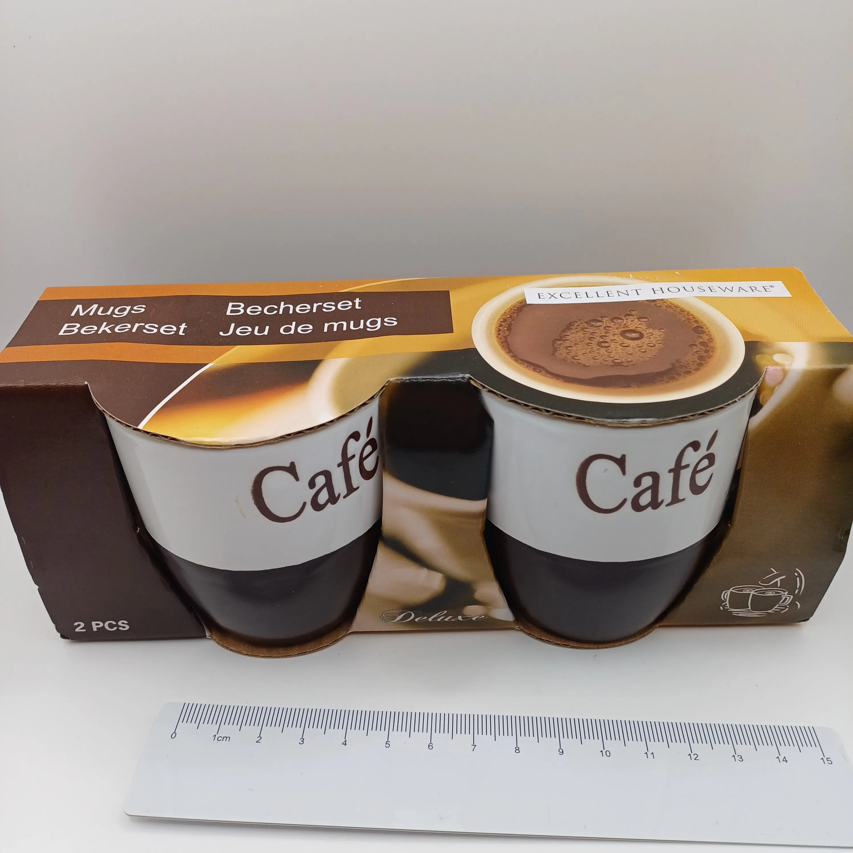 Lot de 2 tasses à café