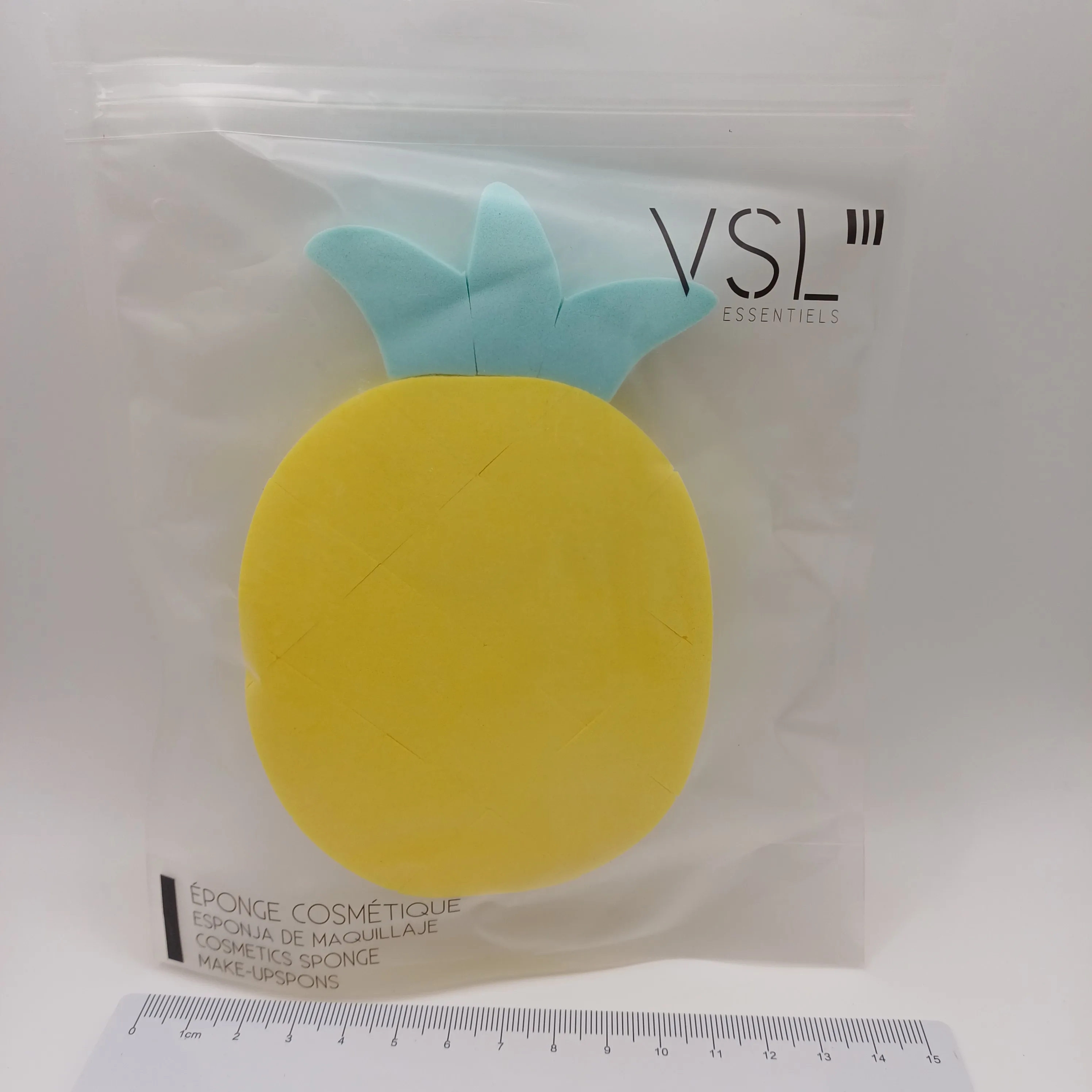 Eponge cosmétique ananas
