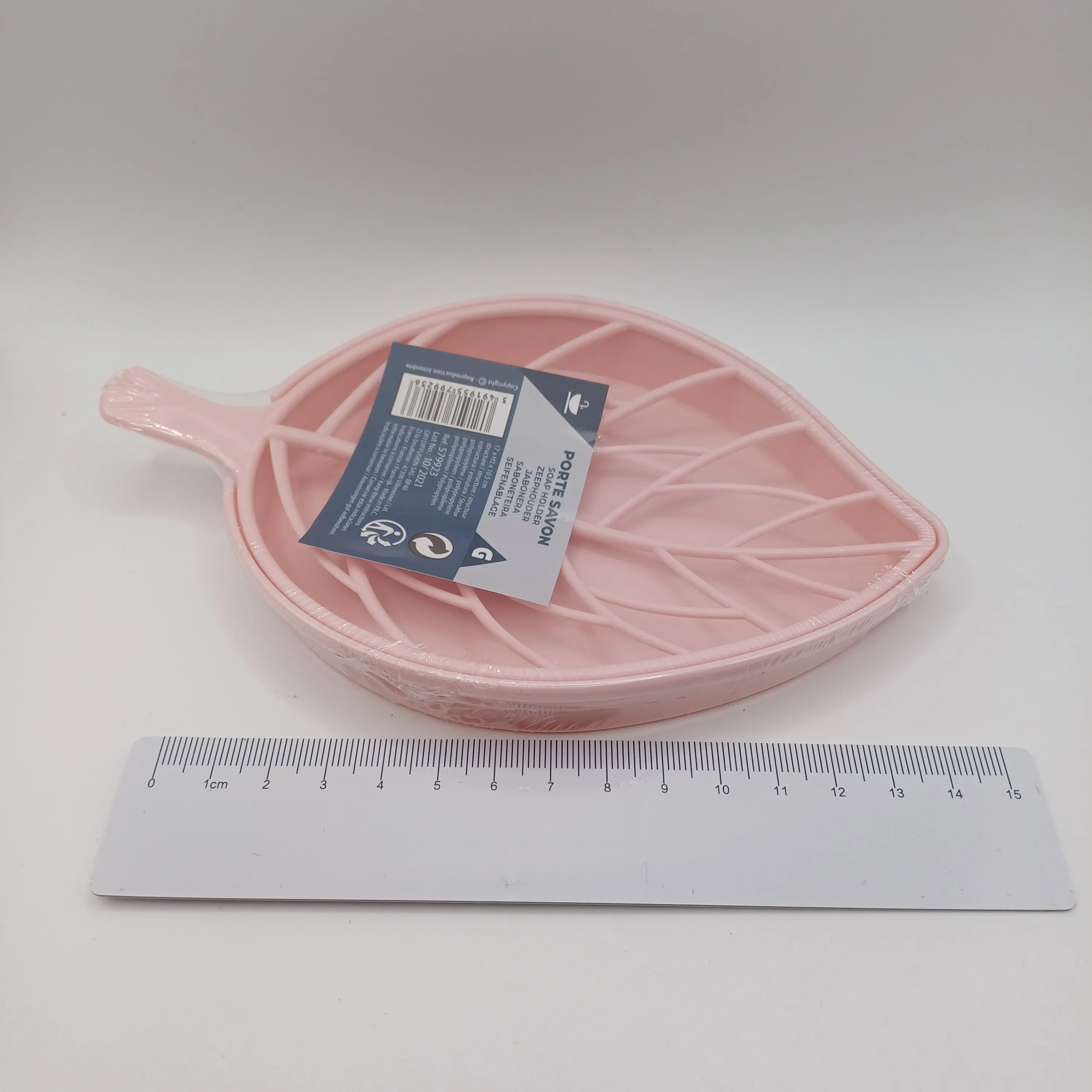 Porte savon rose