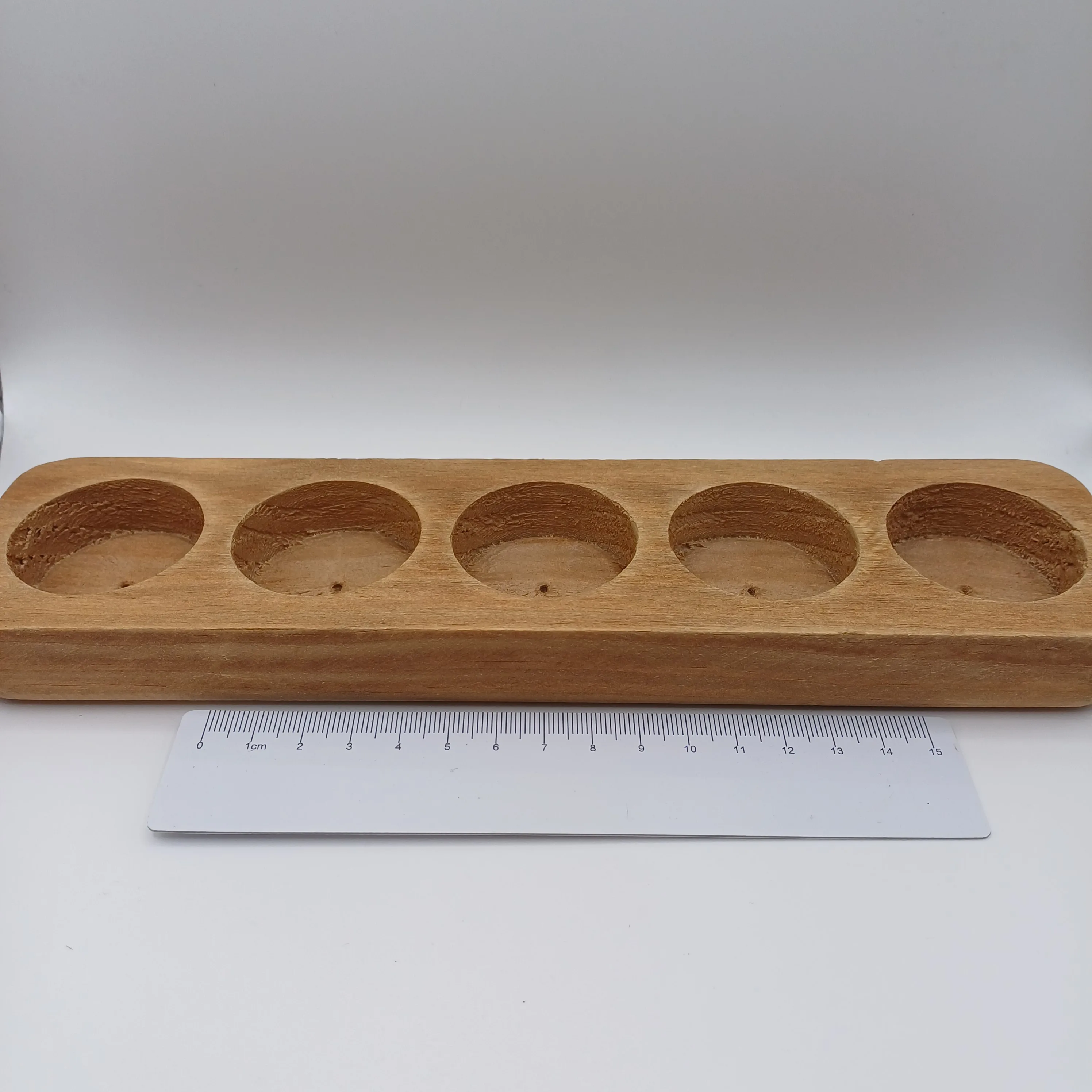 Porte bougies en bois