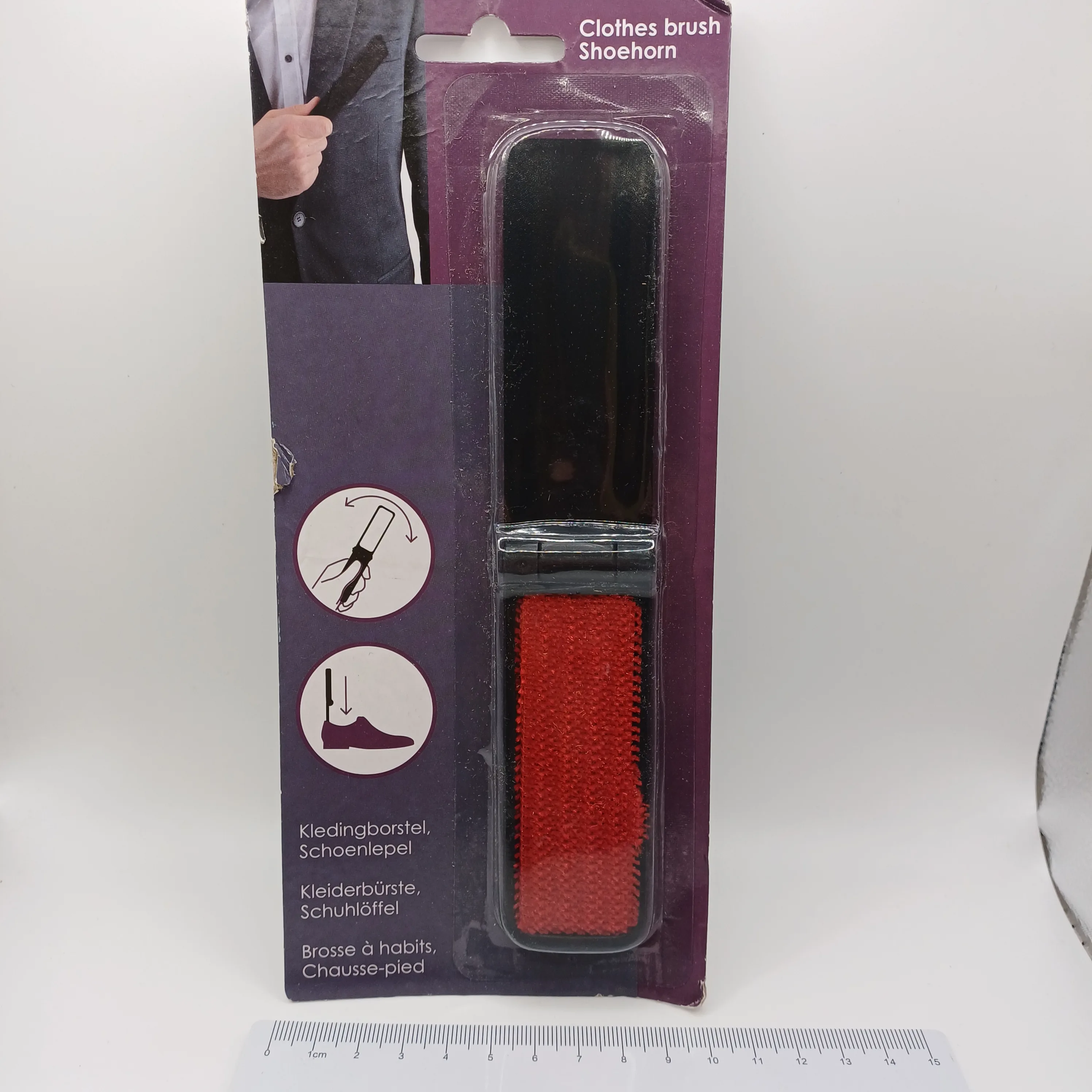 Brosse à habits, chausse-pied
