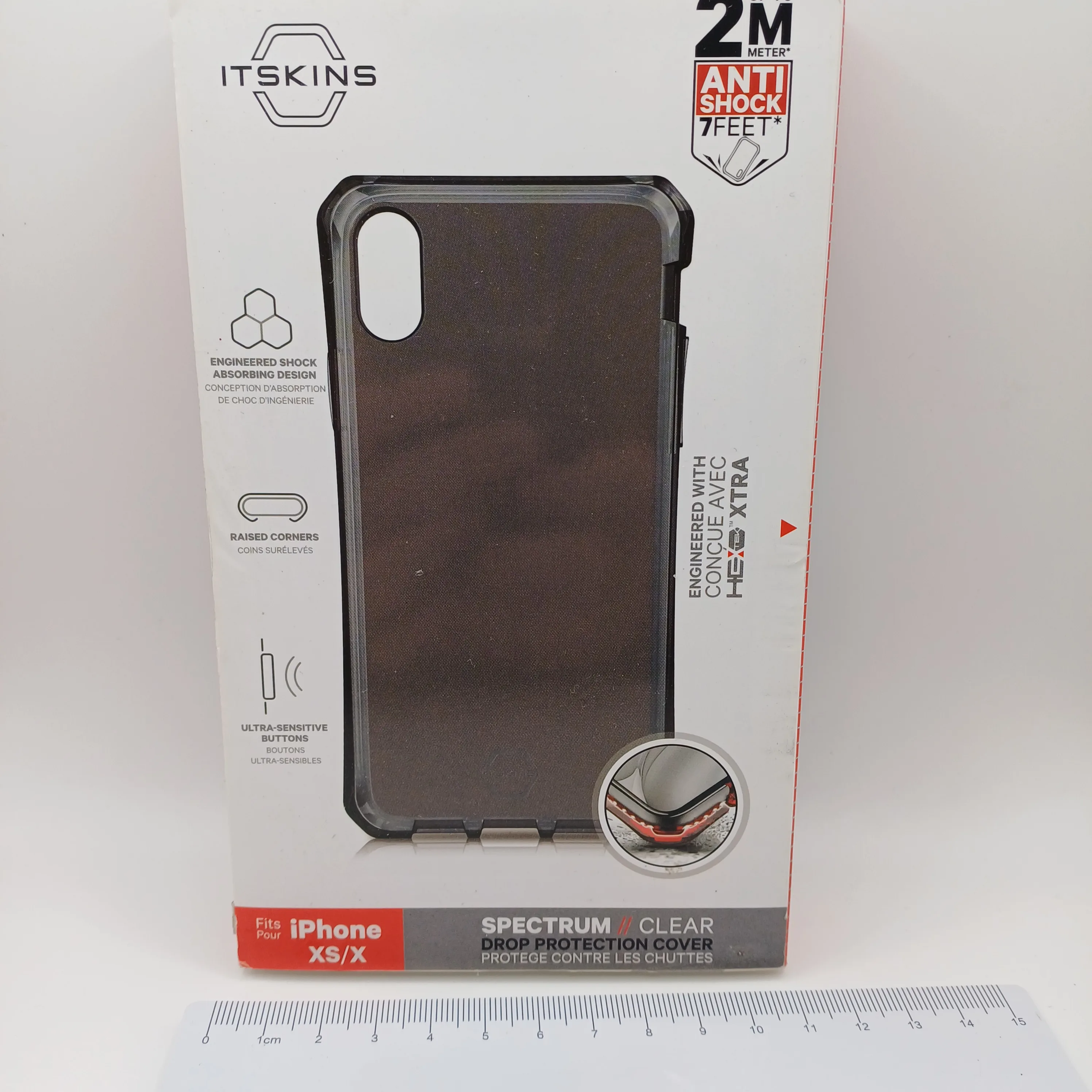 Coque renforcée Spectrum Clear pour iphone XS/X
